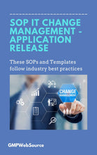 Load image into Gallery viewer, SOP IT Change Management - Application release