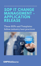 Load image into Gallery viewer, SOP IT Change Management - Application release
