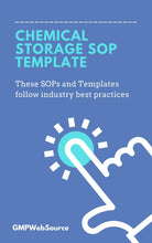 Load image into Gallery viewer, Chemical Storage and Handling SOP Template