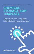 Load image into Gallery viewer, Chemical Storage and Handling SOP Template
