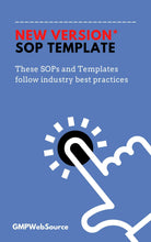 Load image into Gallery viewer, Standard Operating Procedure (SOP) Template v2