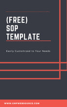 Load image into Gallery viewer, Standard Operating Procedure (SOP) Template (Free)
