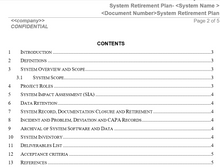 Load image into Gallery viewer, System Retirement Plan Template
